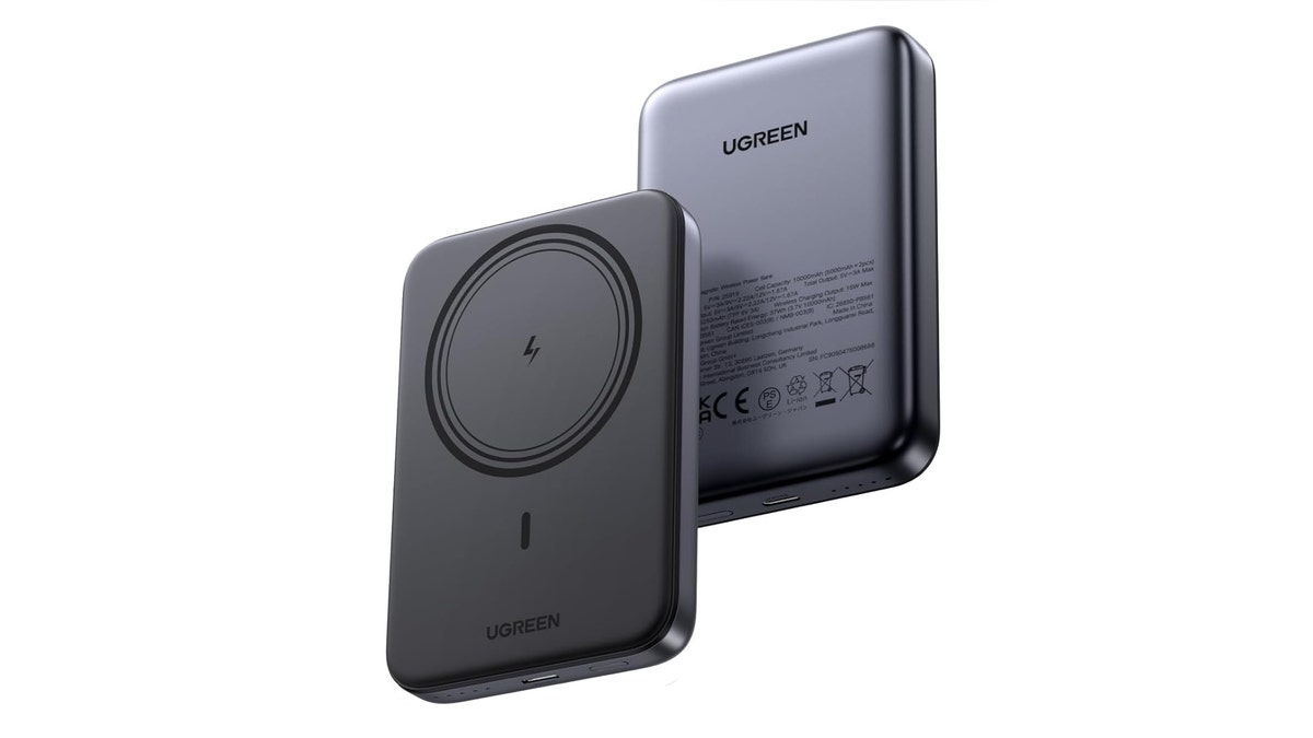 This portable charger is ideal for travelers.