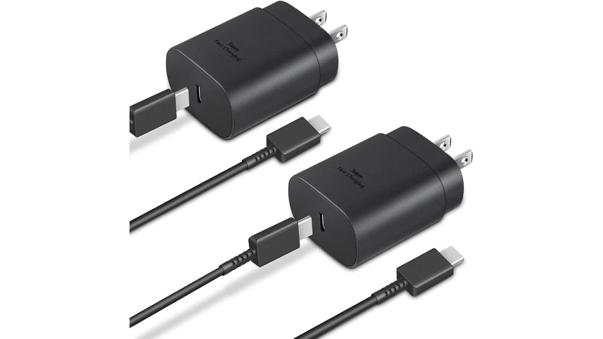 Fast-charge your devices with this charger two-pack.