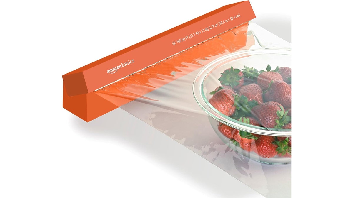 Grab plastic wrap to seal all your leftovers. 