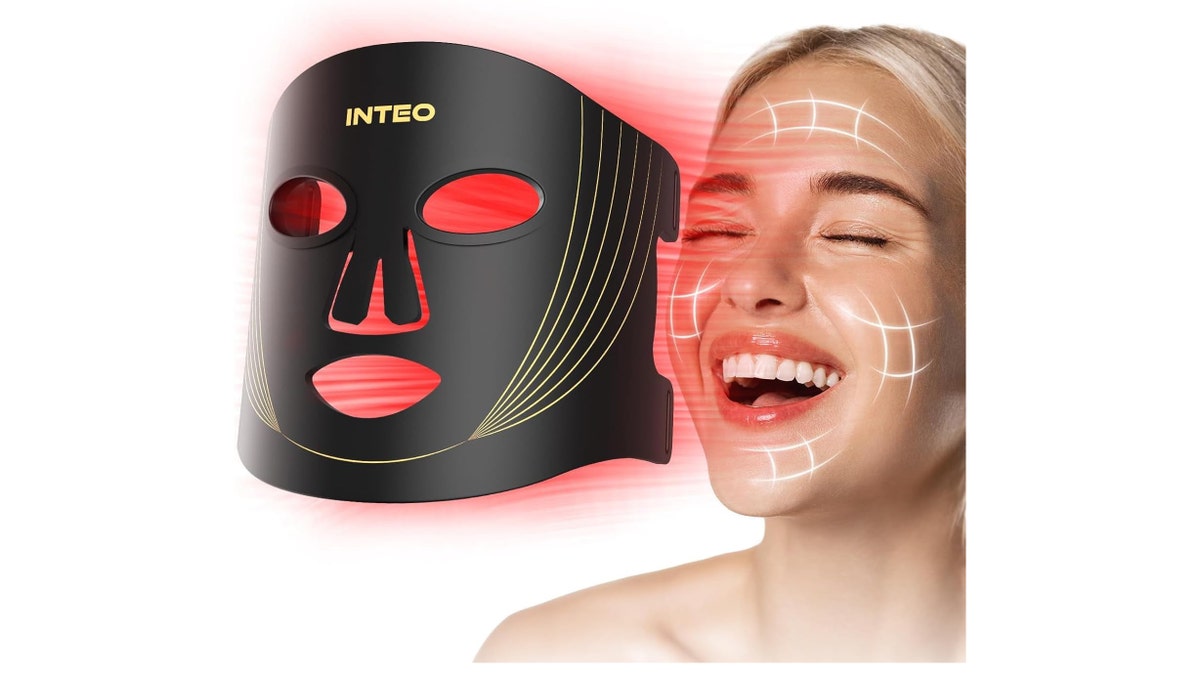 Get firmer, less puffy skin with a red light face mask. 