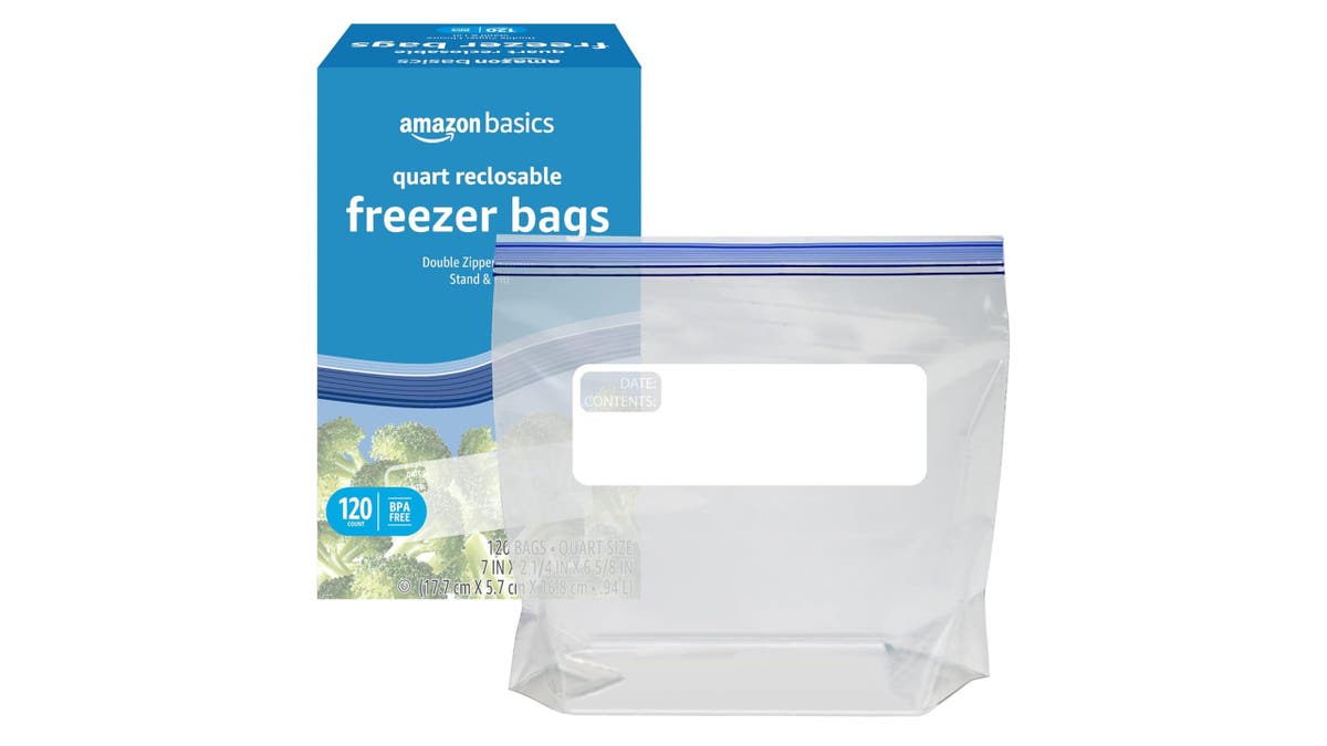 Stock up on freezer bags. 