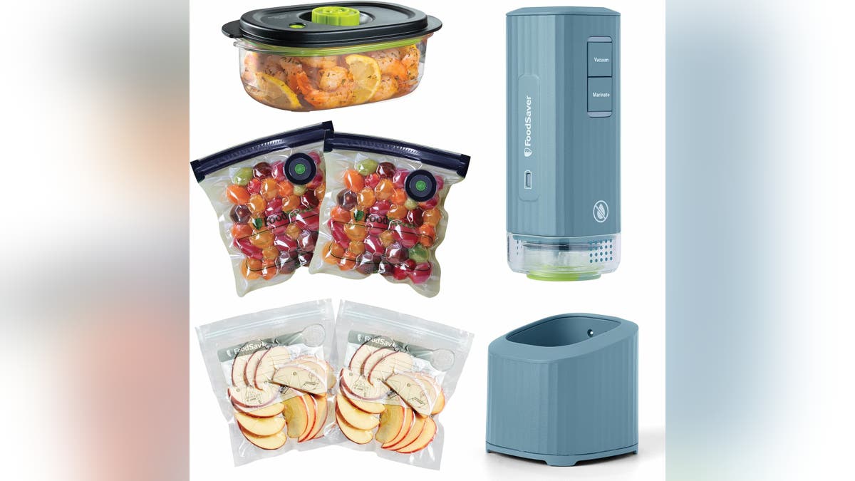 Preserve food, marinate or sous vide with this vacuum sealer.