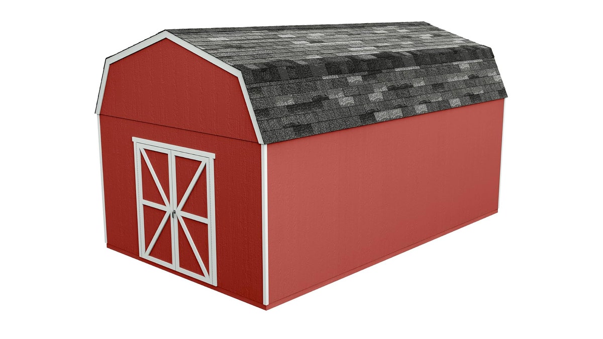 This shed can help you create a barn-shaped home of your own.