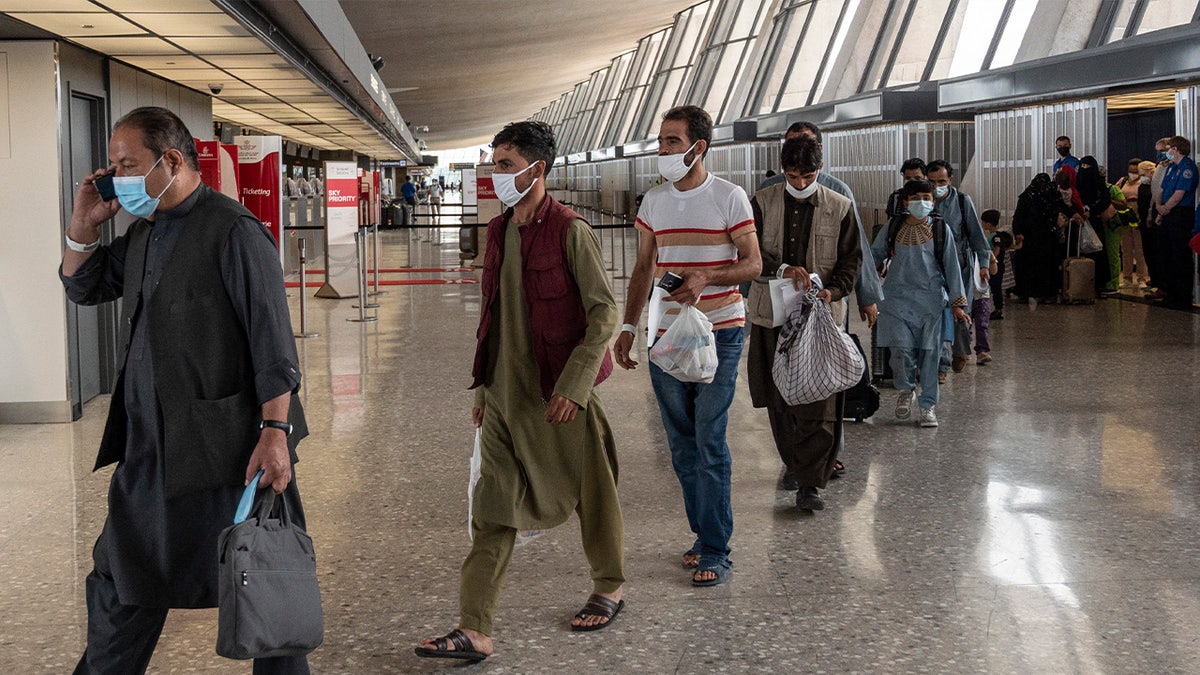 Afghan refugees arrive to the U.S. in 2021