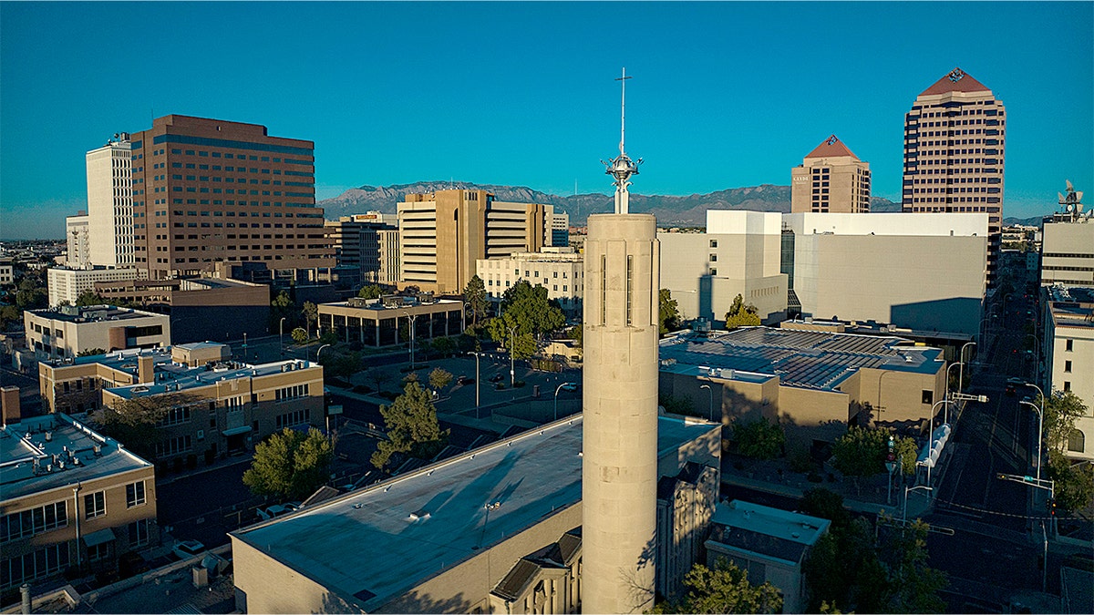 Albuquerque skyline.