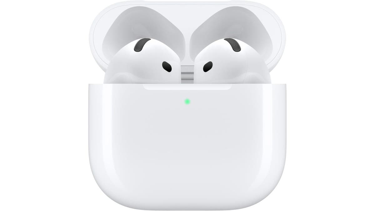 These AirPods get up to 30 hours of play time with the case means less charging, more listening.