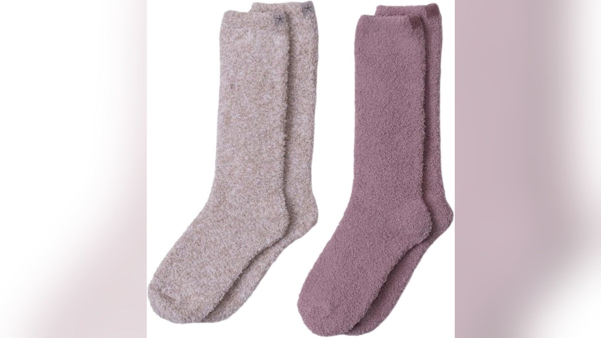 These socks are as comfy as can be.