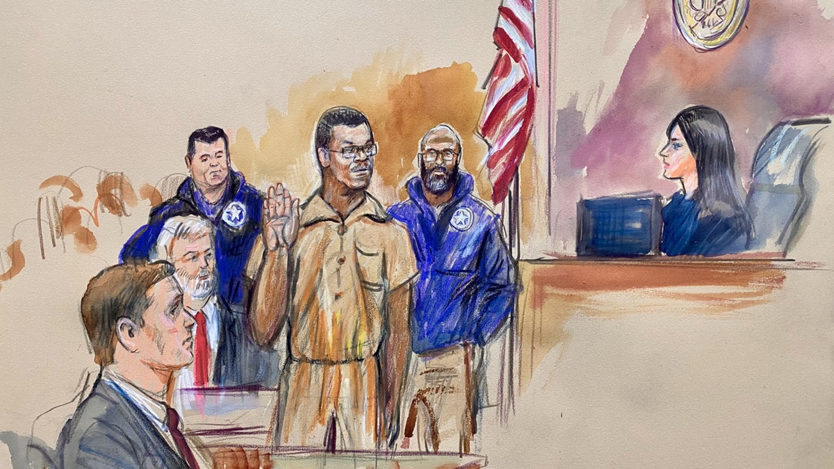 Brian J. Cole Jr. Court Sketches.