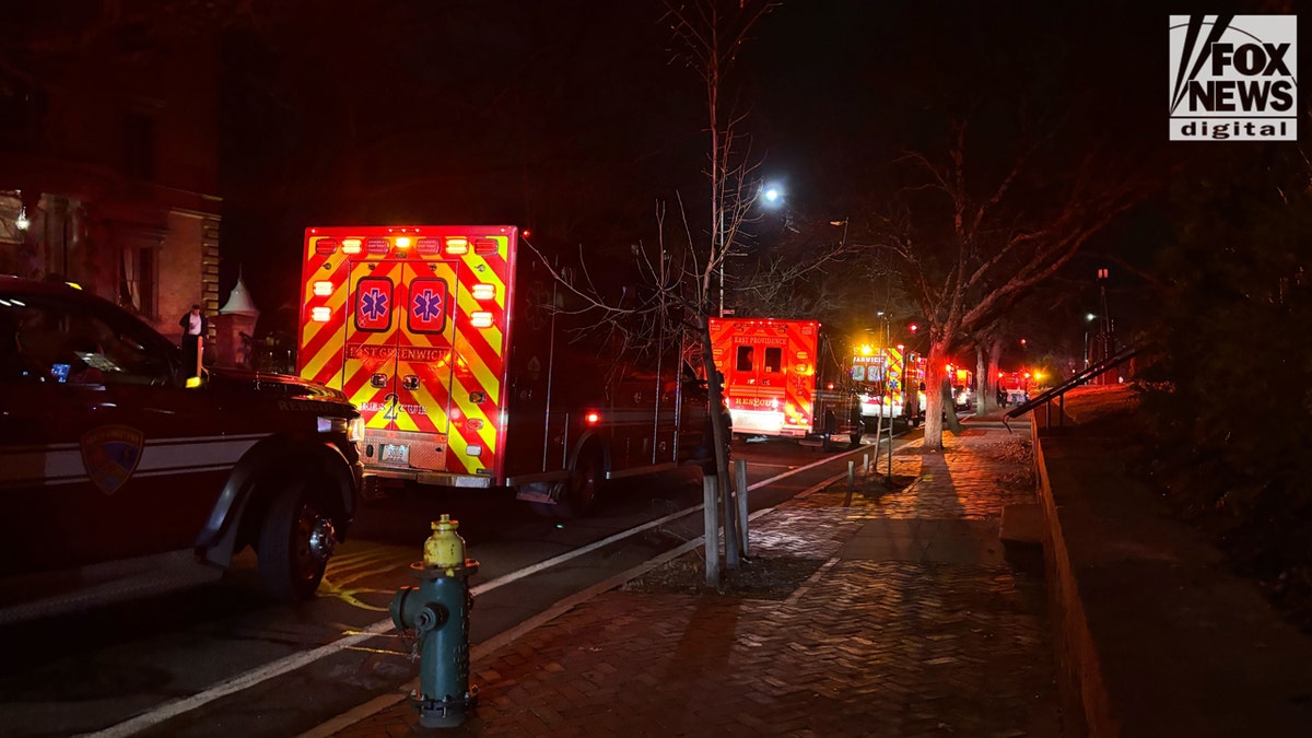 Ambulances near Brown University