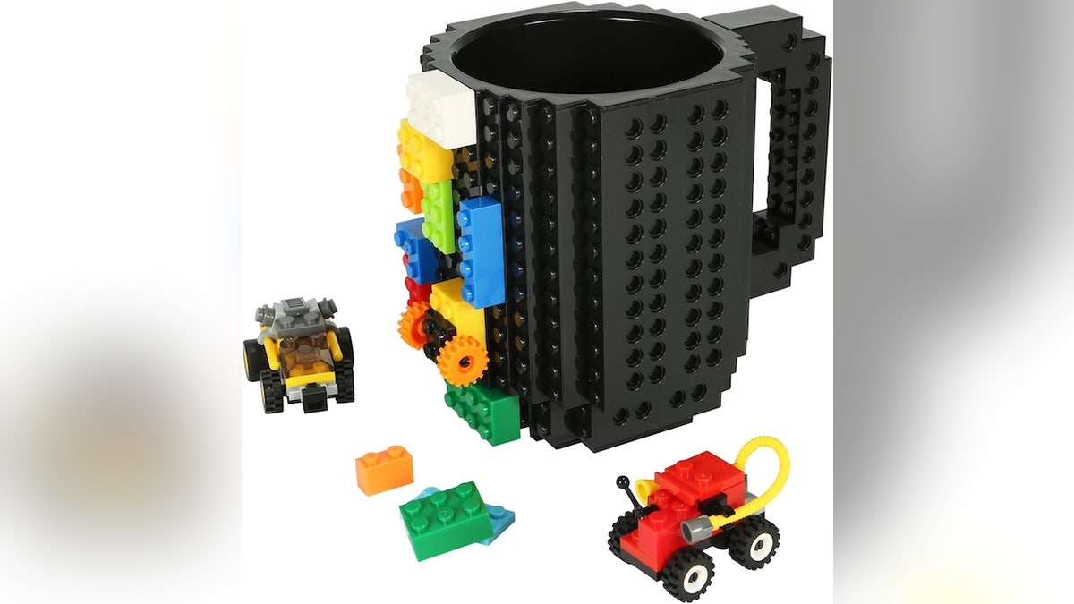 This pick is part coffee mug, part Lego set.