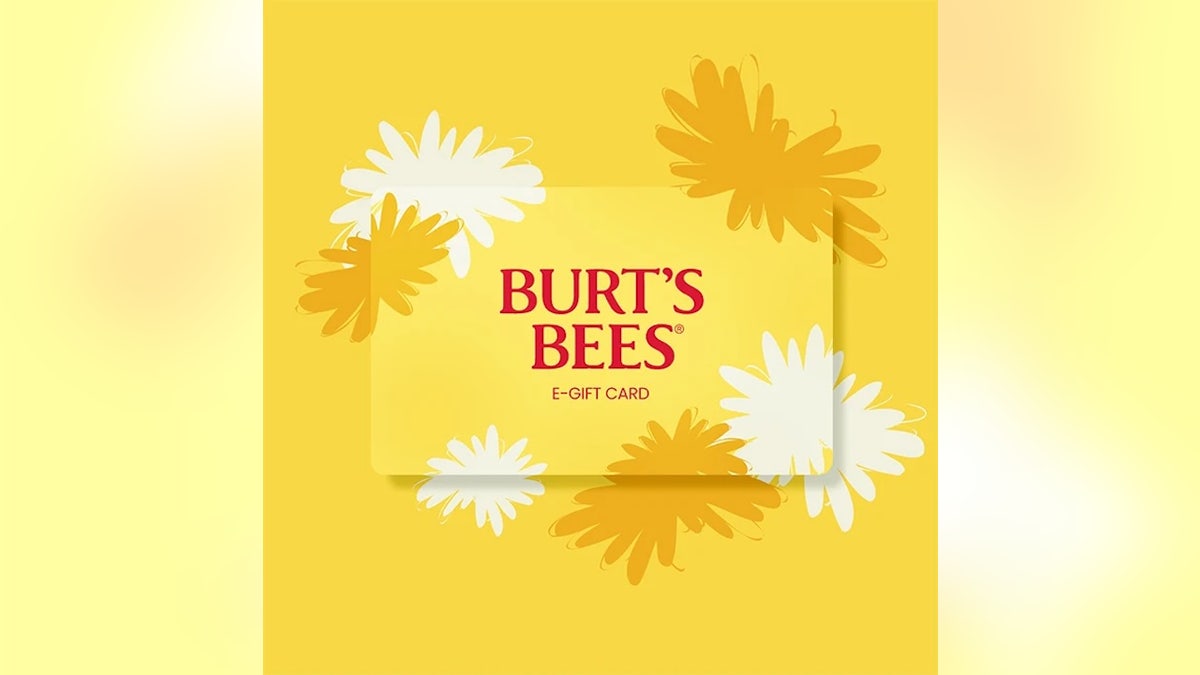 Keep their skin moisturized with a Burt’s Bees gift card.