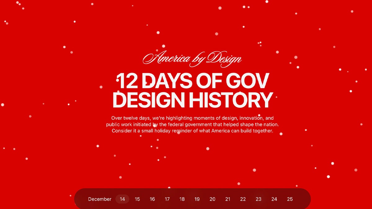 New government website celebrating Christmas