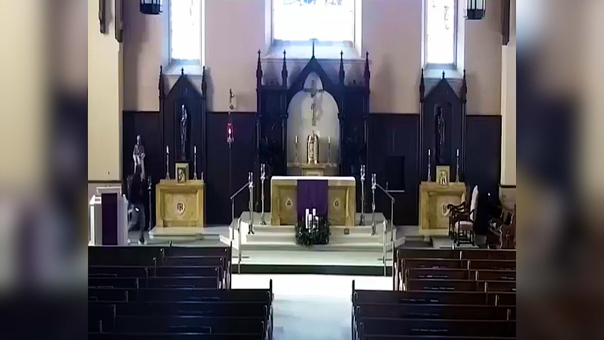 Worship area of church.