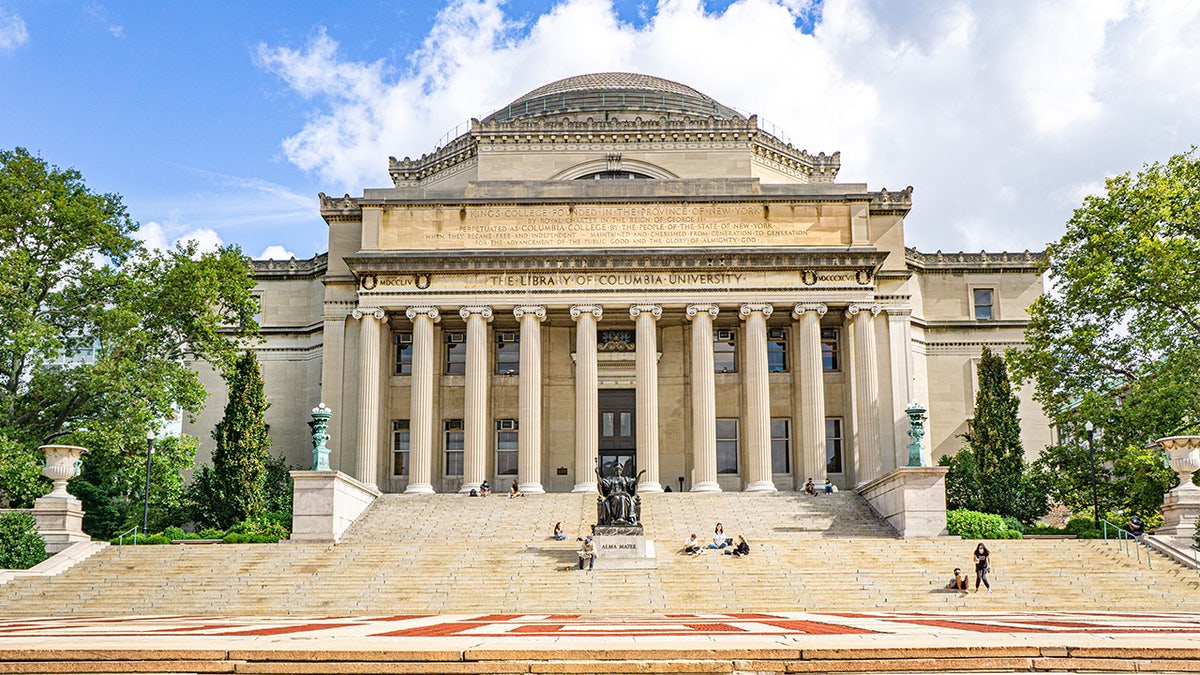 Low Memorial Library stands prominently at the center of Columbia University’s campus in New York City.