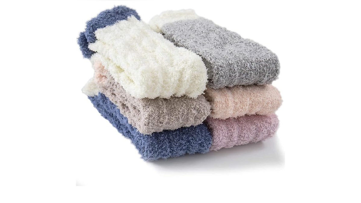 These socks are ideal for lounging, sleeping or just staying comfortable around the house.