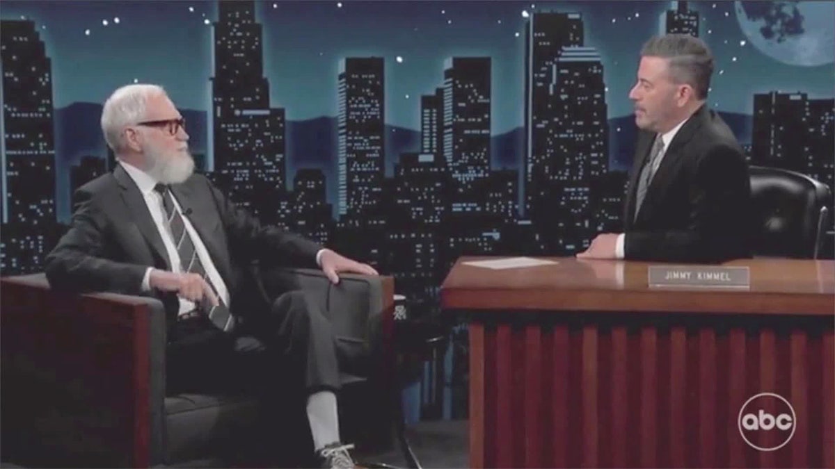 David Letterman and Jimmy Kimmel
