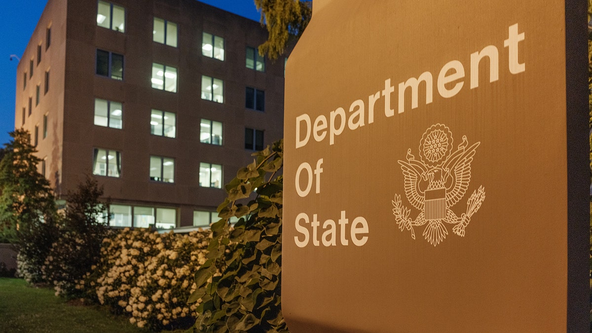 Department of State sign