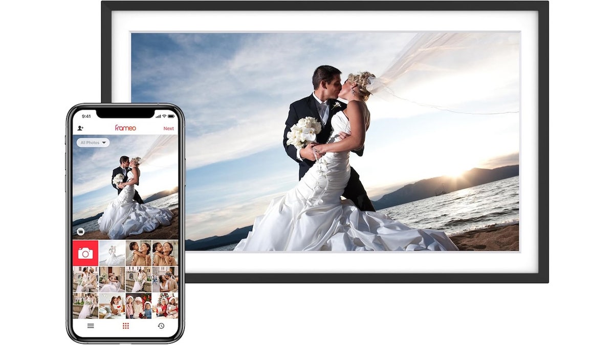 Keep grandparents in the loop with a digital picture frame.