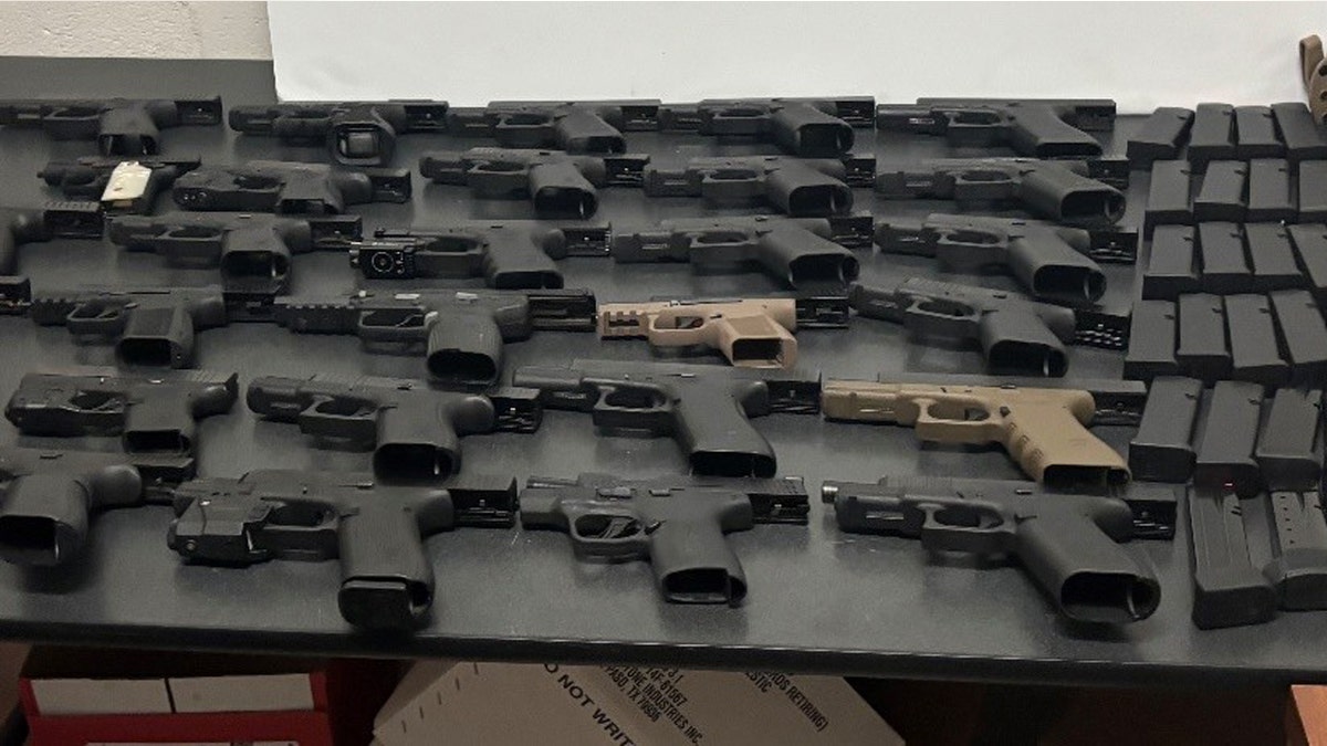 Weapons seized by the Texas Department of Public Safety