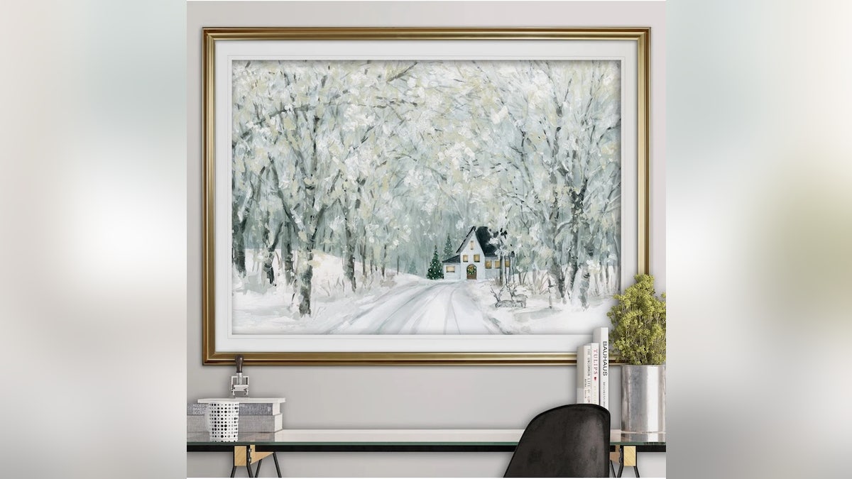 This print is straight out of a holiday card.