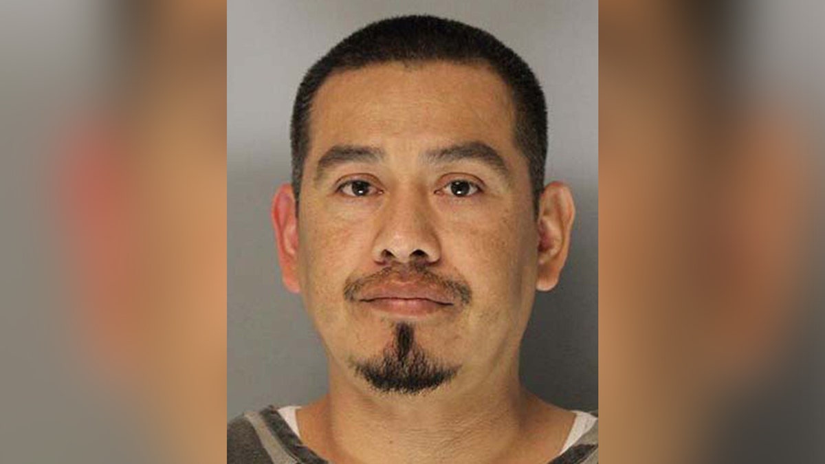 Man with facial hair poses for a mug shot.