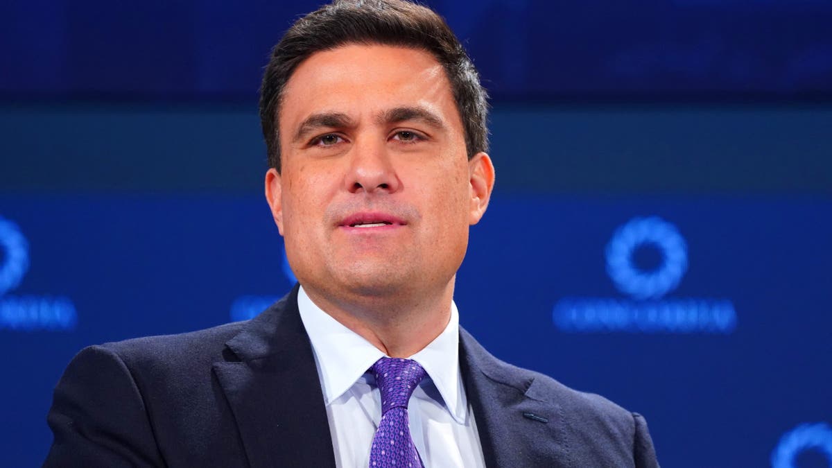 Nate Morris speaks on stage