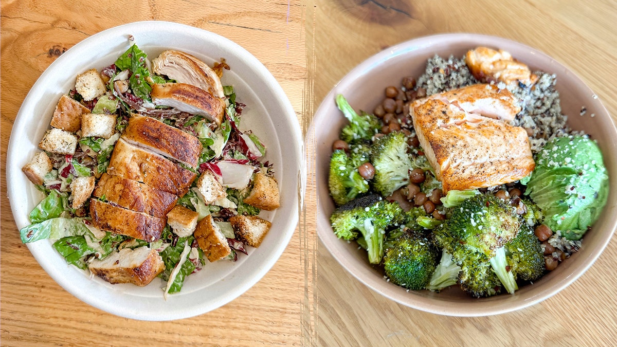 fish and meat dishes at goodbeet