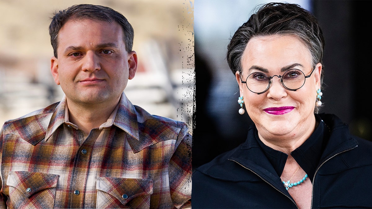 Chuck Gray and Harriet Hageman