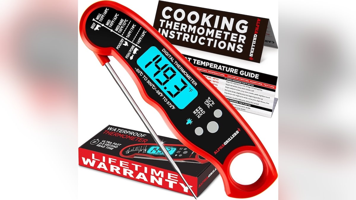 This thermometer will help guarantee your loaf of bread is fully baked.