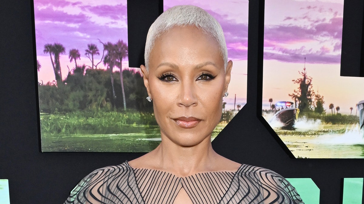 Jada Pinkett Smith wears sheer dress on red carpet