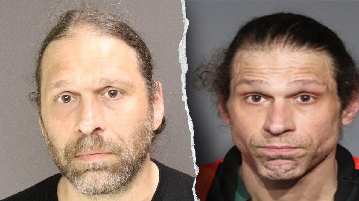 Dwa zdjęcia Jamesa Rizzo, lat 45, oskarżonego o przypadkowy atak na studenta Uniwersytetu Nowojorskiego. Rizzo figuruje w nowojorskim rejestrze przestępców seksualnych jako przestępca drugiego stopnia.