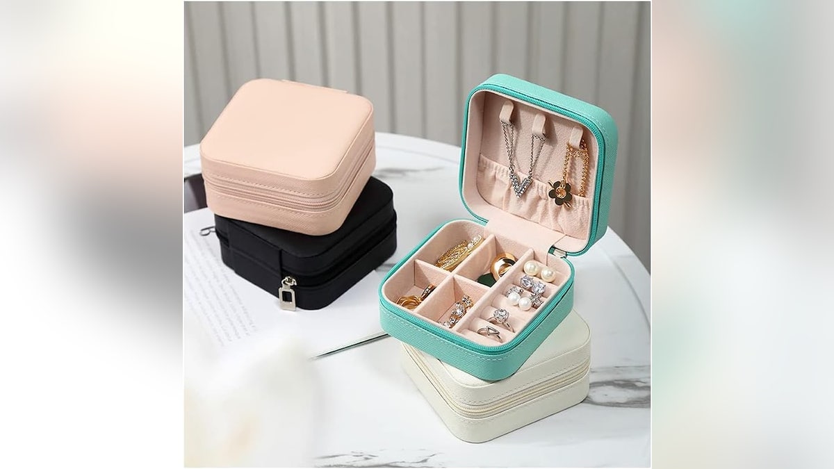 Travelers or jewelry lovers in your life can stay organized on the go.