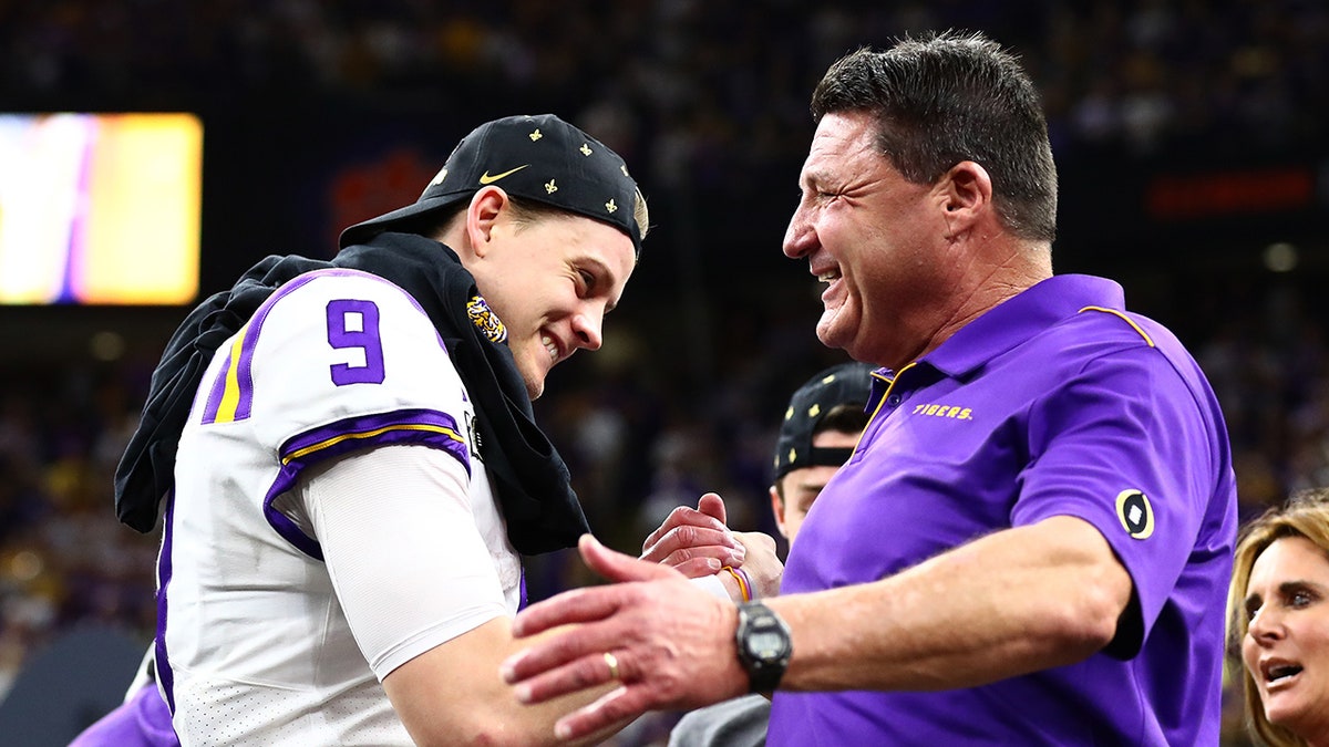 Joe Burrow and Coach O