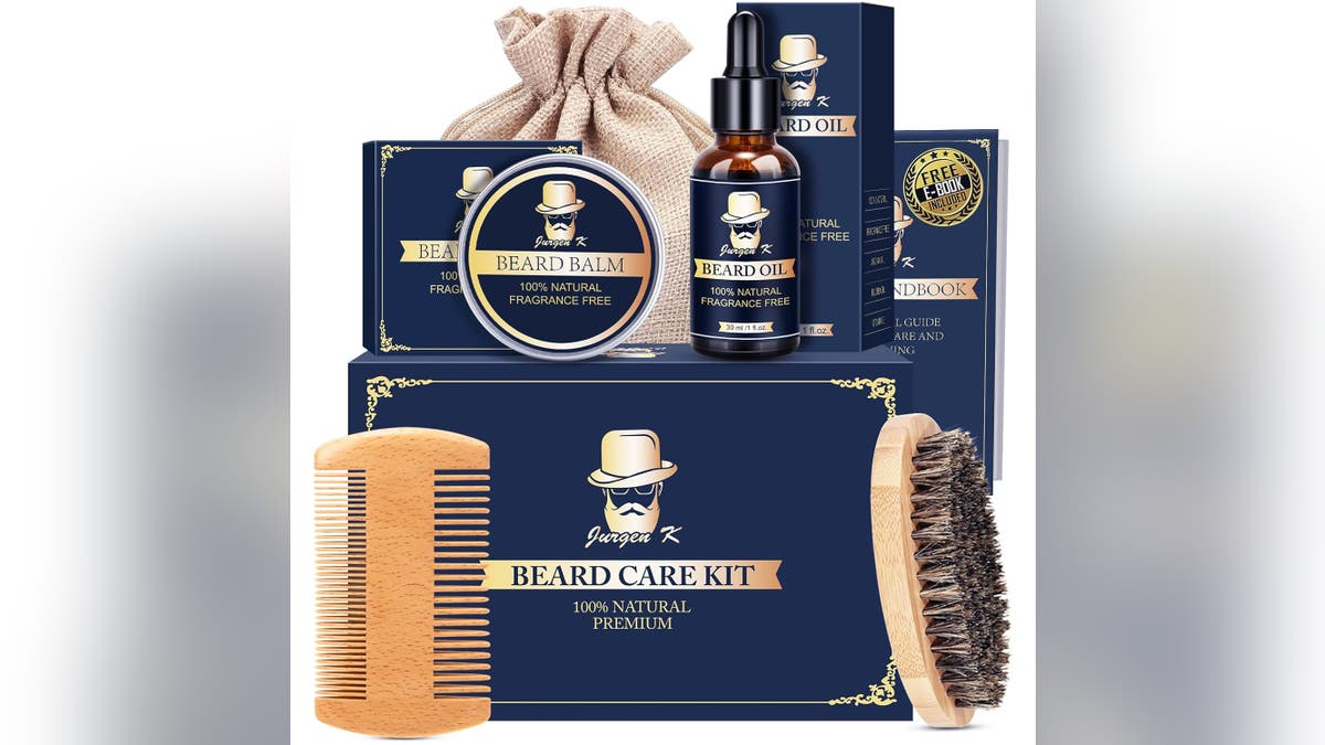 The all‑in‑one beard kit that makes a thoughtful, no‑fail gift for any guy with facial hair.