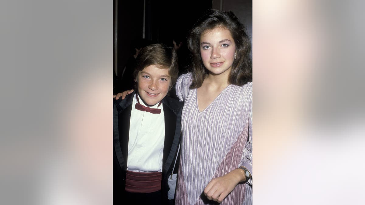 Jason and Justine Bateman as kids