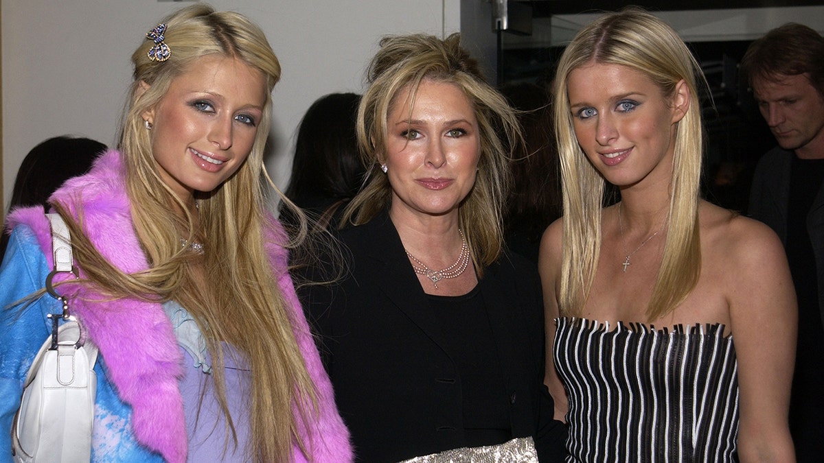 Paris Hilton, Nicky Hilton and Kathy Hilton at Pre-Oscar Bash.