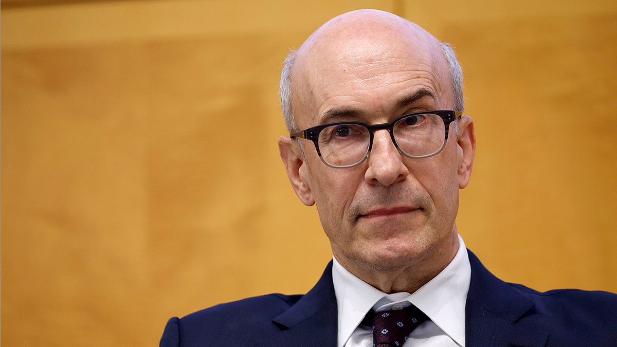 Economist Kenneth Rogoff speaks during an annual research conference event.