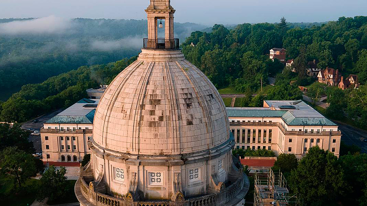 Kentucky state Capitol top view