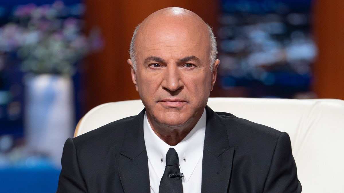 Kevin O'Leary on the set of Shark Tank