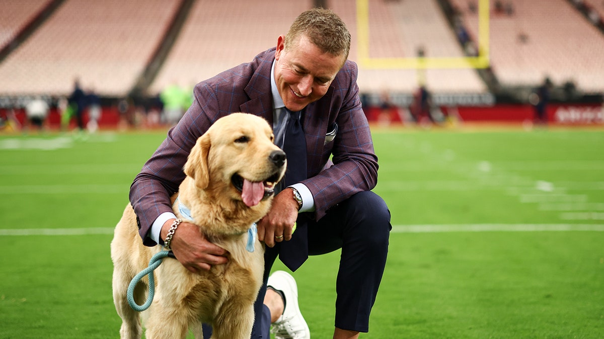   Kirk Herbstreit dengan anjingnya