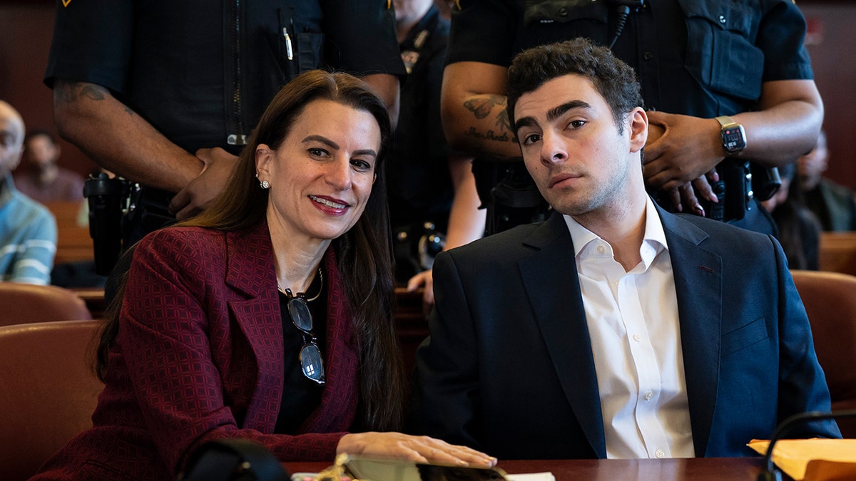Luigi Mangione standing in State Supreme Court in Manhattan during a hearing