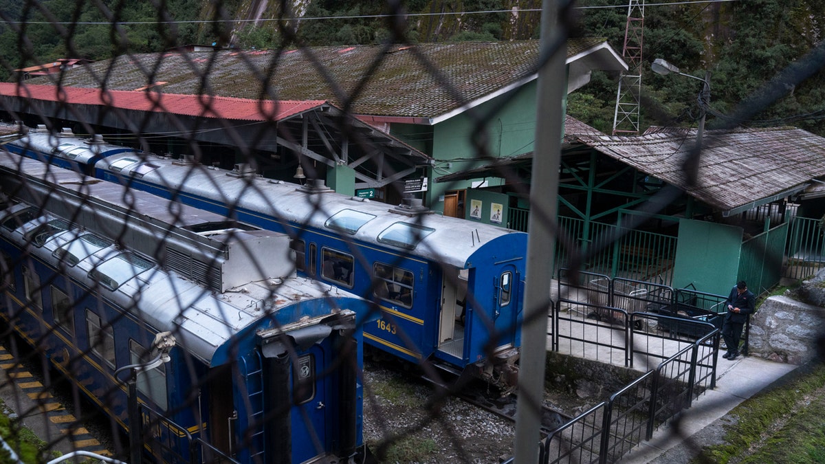 Train station near Machu Picchu Peru
