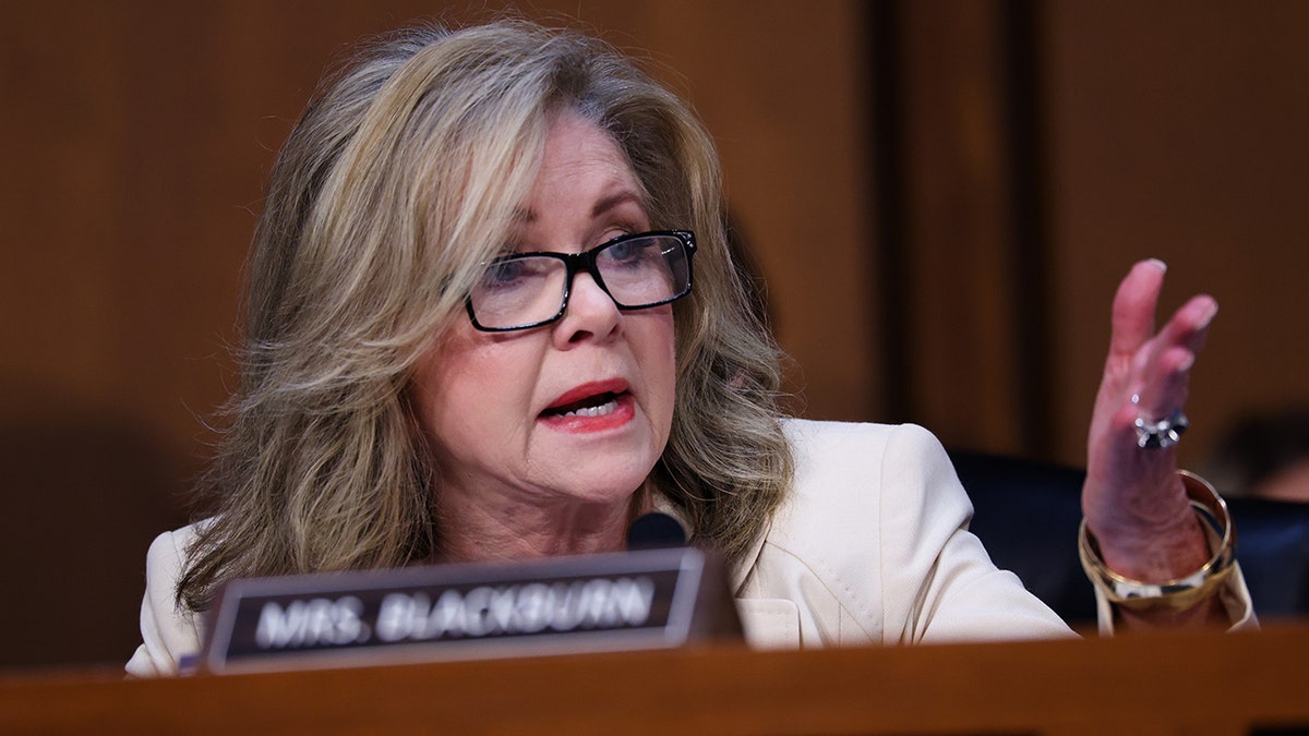 Marsha Blackburn in October 2025