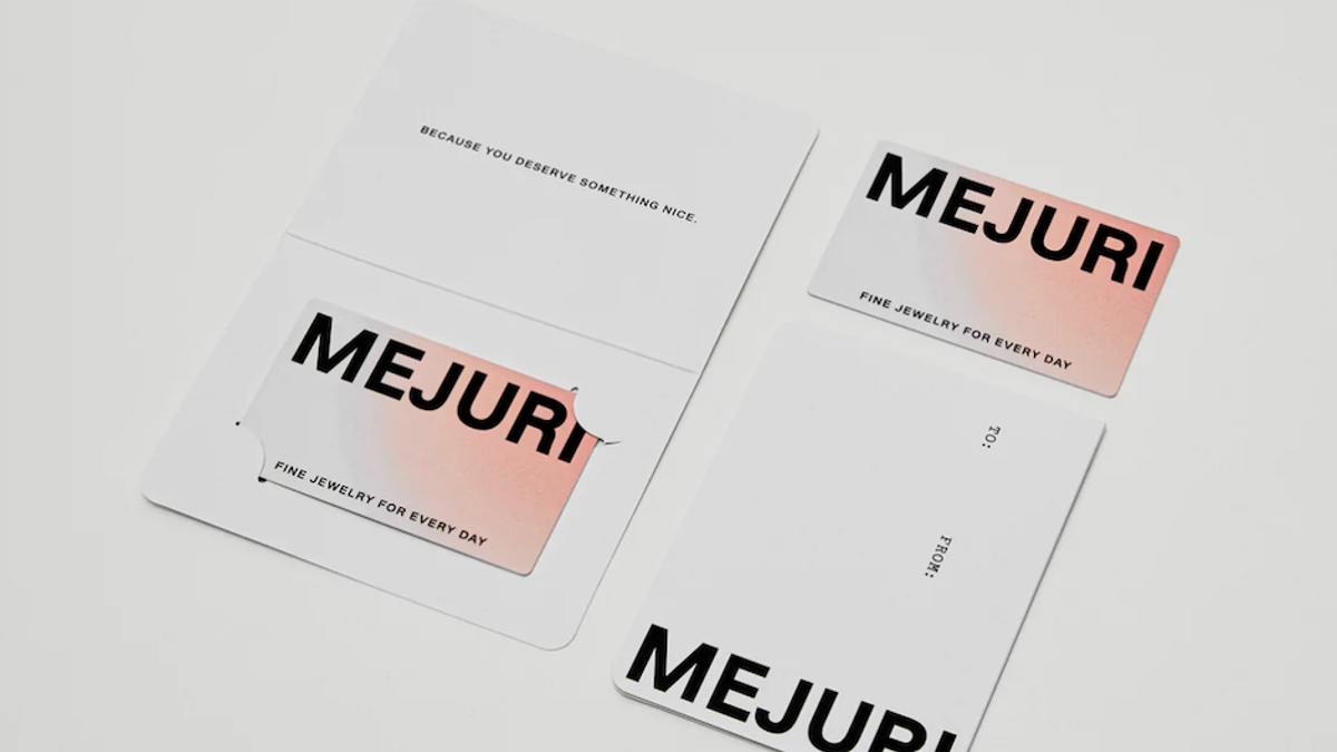 A digital card from Mejuri is a low-stress way to give something that still feels thoughtful.