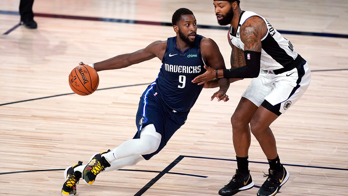 Michael Kidd-Gilchrist while playing for the Dallas Mavericks.