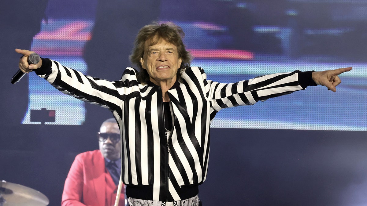 Mick Jagger of the Rolling Stones performs onstage at SoFi Stadium on July 13, 2024 in Inglewood, California.