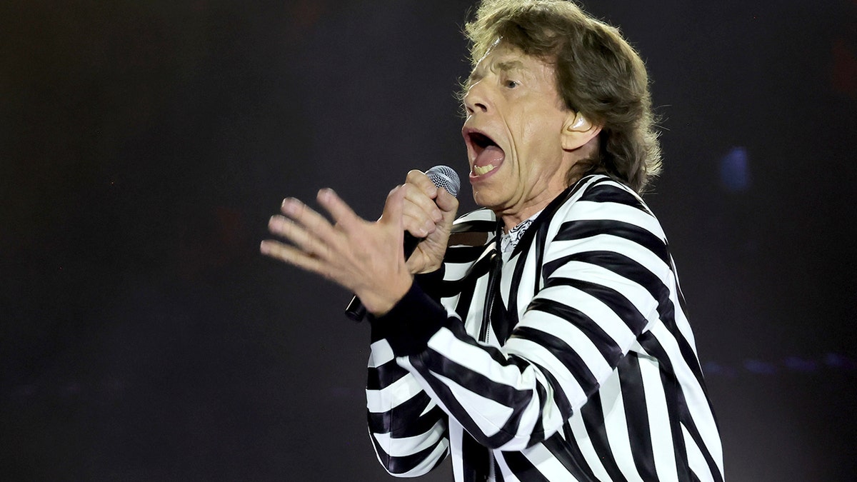Mick Jagger of the Rolling Stones performs onstage at SoFi Stadium on July 13, 2024 in Inglewood, California.
