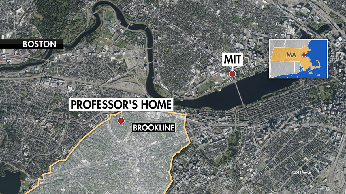 Map of MIT professors home to University