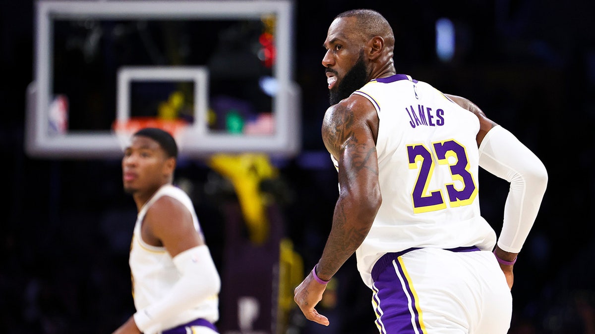 LeBron James looks back