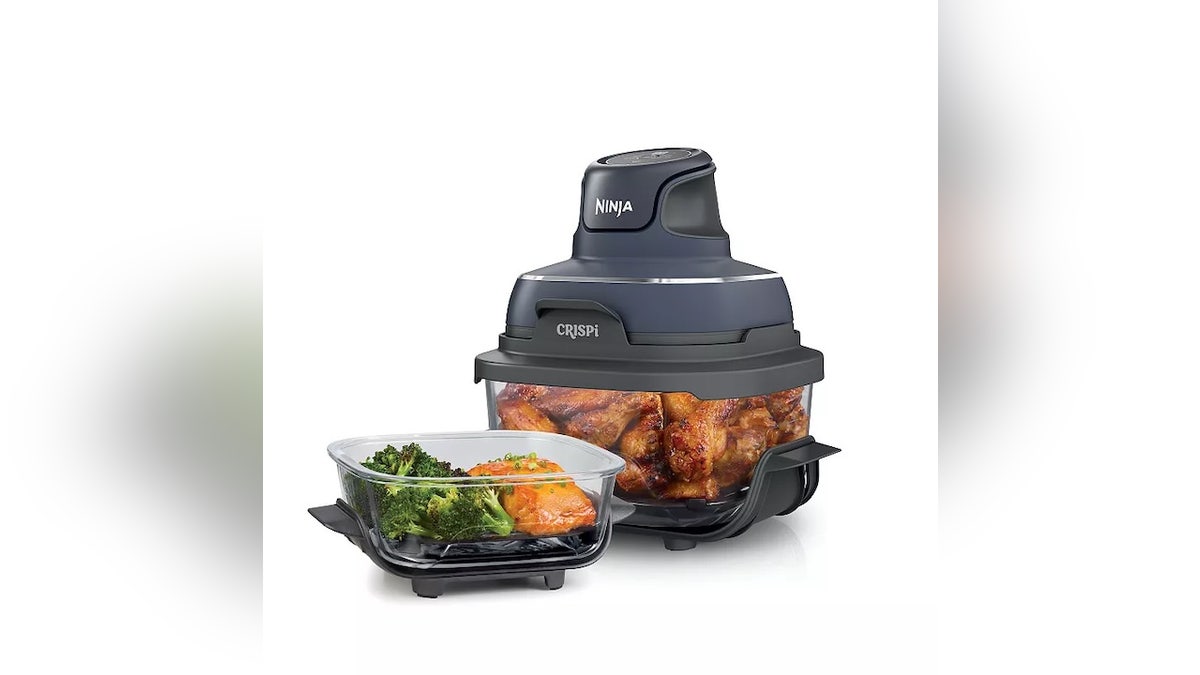 The Ninja Crispi is compact and ideal for smaller kitchens. 
